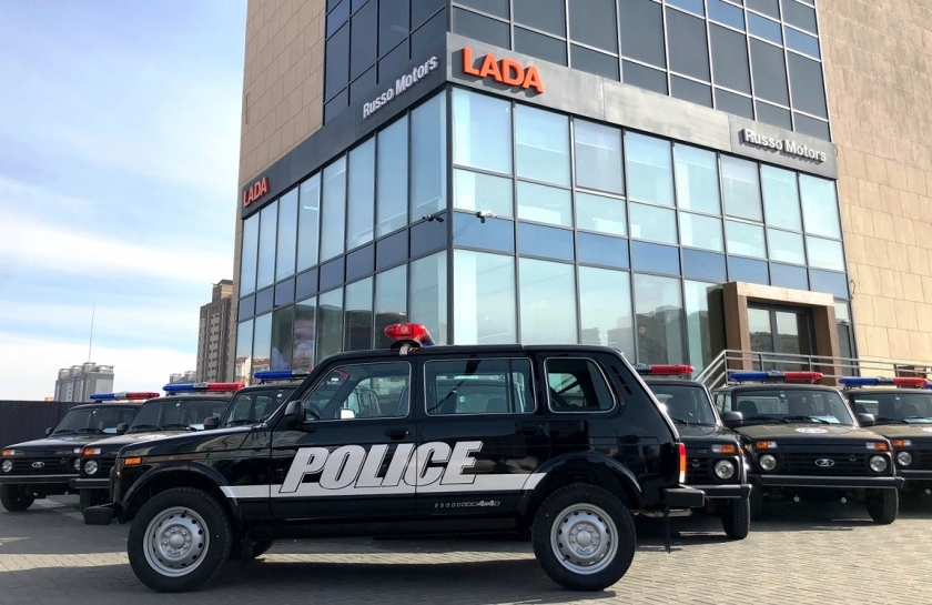 Полиция Монголии пополнила парк внедорожниками LADA 4x4